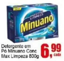Detergente em Pó Minuano Conc Max Limpeza
