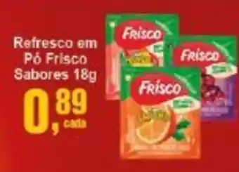 Negreiros Refresco em Pó Frisco Sabores oferta