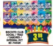 Biscoito club social/trad /sabores/ integral pct