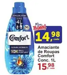 Rossi Supermercado Amaciante de Roupas Comfort Conc. oferta