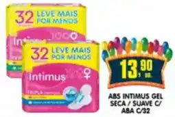 Higa's Supermercado Abs intimus gel seca/suave c/ aba c/32 oferta