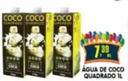 Higa's Supermercado Agua de coco quadrado oferta