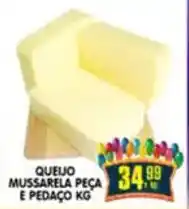 Higa's Supermercado Quelo mussarela peça e pedaço oferta