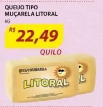 Assaí Atacadista Queijo Tipo Mucarela Litoral 1kg oferta