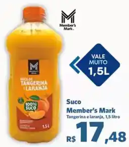 Sam's Club Suco Member's Mark Tangerina e laranja, oferta