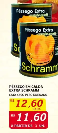 Assaí Atacadista Pêssego em calda extra schramm oferta