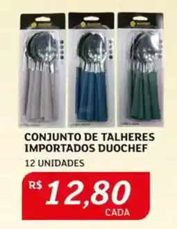 Conjunto de talheres importados duochef