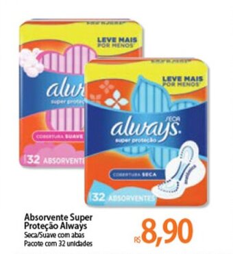Atacadão Absorvente Super Protecao Always oferta