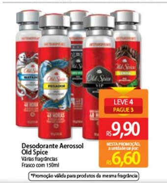 Atacadão Desodorante Aerossol Old Spice 150ml oferta
