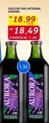 Assaí Atacadista Aurora - suco de uva integral oferta
