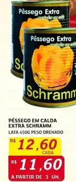 Schramm - pêssego em calda extra