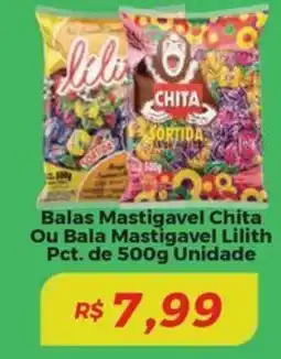 Mart Minas Balas Mastigavel Chita Ou Bala Mastigavel Lilith Pct. de Unidade oferta