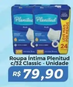 Mart Minas Roupa Íntima Plenitud c/32 Classic - Unidade oferta