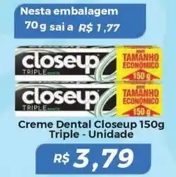 Creme Dental Closeup Triple Unidade