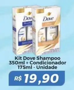 Mart Minas Kit Dove Shampoo + Condicionador Unidade oferta