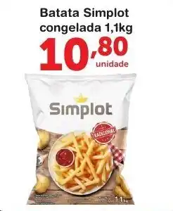 Roldão Batata Simplot congelada 1.1kg oferta
