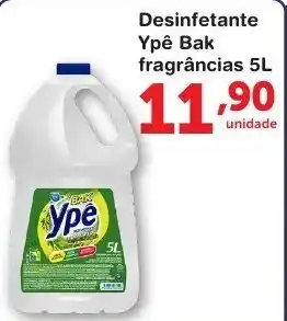 Roldão Desinfetante Ype bak fragrancias 5L oferta