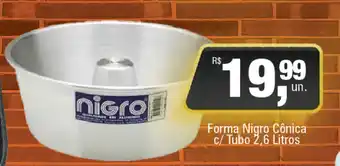 Forma Nigro Conica c/ Tubo 2.6L