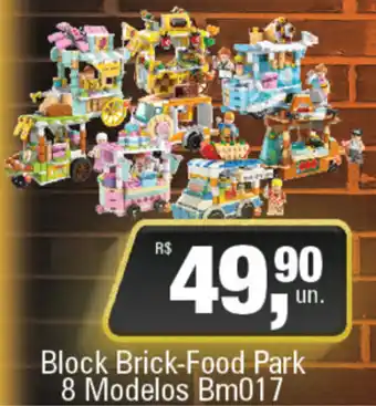 Block Brick-Food Park 8 Modelos Bm017