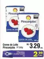 Fort Atacadista Piracanjuba - creme de leite oferta