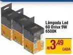 Onlux - lampada led 60 9w 6500k