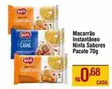 Max Atacadista Ninfa - macarrão instantâneo sabores pacote oferta