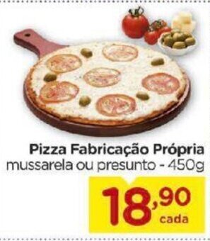 Carrefour Bairro Pizza Fabricacao Propria 450g oferta