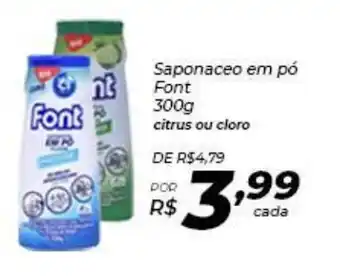 Saponaceo em po Font 300g