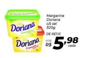 Margarina Doriana c/s sal 500g