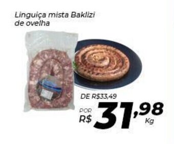 Supermercados Baklizi Linguica mista Baklizi de ovelha oferta