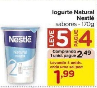 Carrefour Bairro Iogurte Natural Nestle 170g oferta