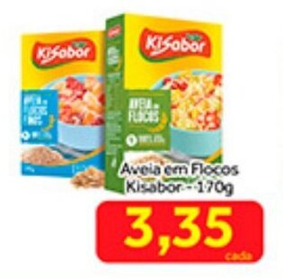 Shibata Supermercados Aveia em Flocos Kisabor 170g oferta