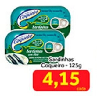 Shibata Supermercados Sardinhas Coqueiro 125g oferta