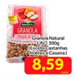 Shibata Supermercados Granola Natural Life Sabores 300g oferta
