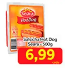 Shibata Supermercados Salsicha Hot Dog Seara 500g oferta