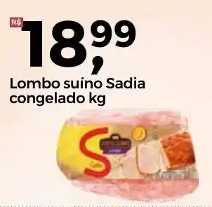 Frangolândia Lombo Suino Sadia Congelado 1kg oferta