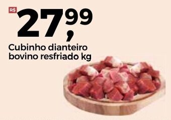 Frangolândia Cubinho dianteiro bovino resfriado 1kg oferta