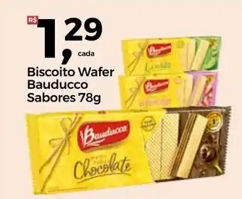 Frangolândia Biscoito Wafer Bauducco sabores 78g oferta