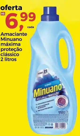 Amaciante Minuano Maxima protecao classico 2L