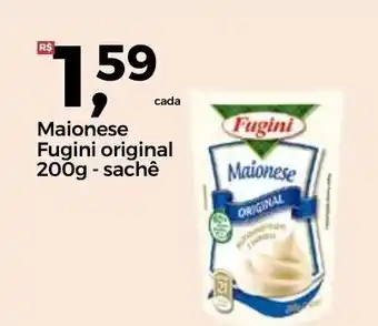 Maionese Fugini Original 200g sache