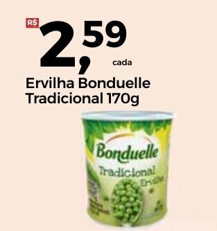 Ervilha Bonduelle Tradicional 170g