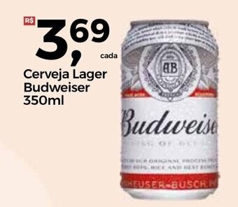 Frangolândia Cerveja lager Budweiser 330ml oferta