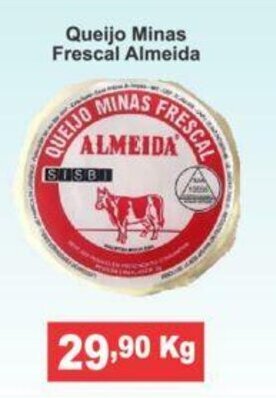 Queijo Minas Frescal Alemida 1kg