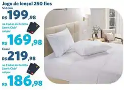 Sam's Club Jogo de lençol 250 fios oferta