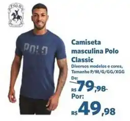 Sam's Club Camiseta masculina Polo Classic oferta