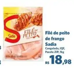 Sam's Club Filé de peito de frango Sadia oferta