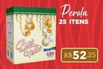 Calvo Atacadista Perola 25 Itens oferta