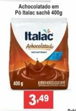 Calvo Atacadista Achocolatado em po Italac sache 400g oferta
