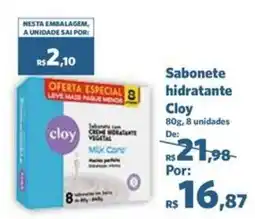 Sabonete hidratante Cloy