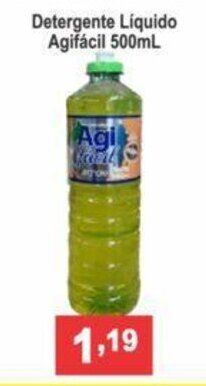 Calvo Atacadista Detergente Liquido Agi facil 500ml oferta